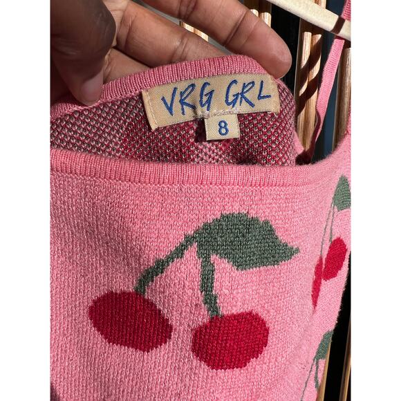 VRG GRL Cherry Knit Tank Top - Picture 4 of 5